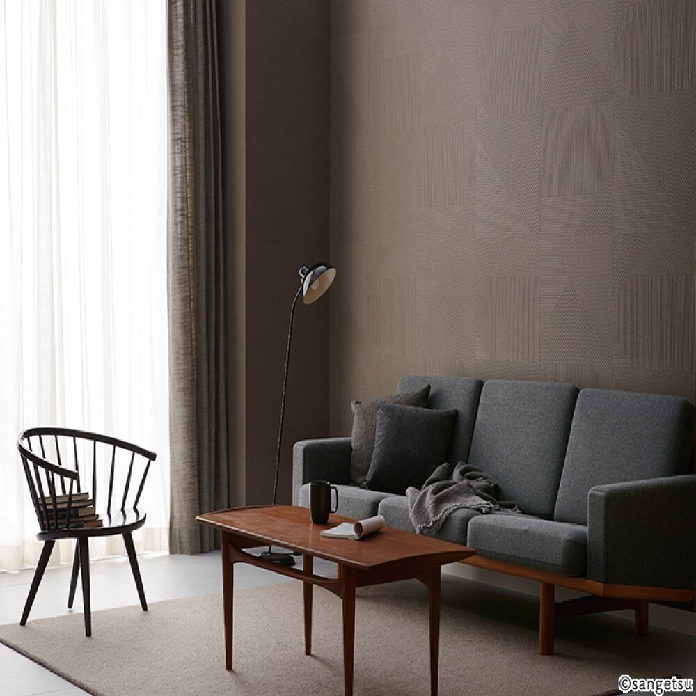 30 sanray wallpapaer chocolate colour